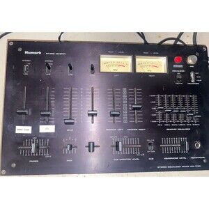 Vintage numark stuido master stereo equalizer mixer DMD 1700 Works Read